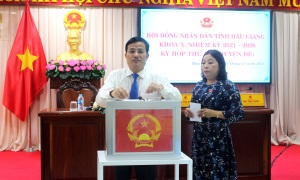 Hậu Giang: Bầu chức danh Phó Chủ tịch Hội đồng nhân dân tỉnh